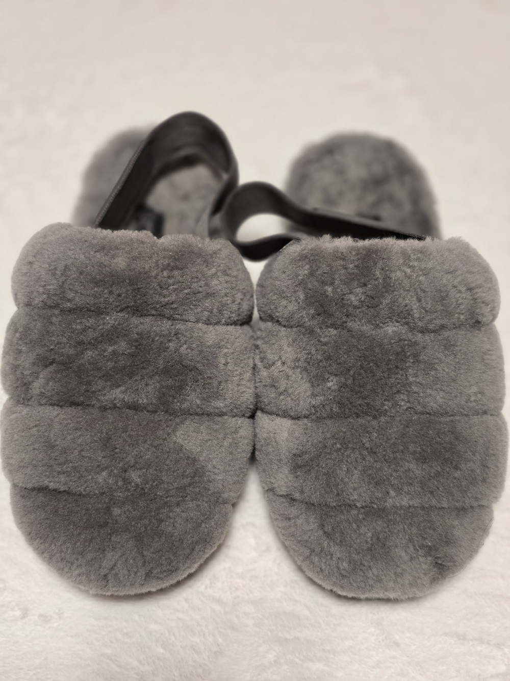UGG Women's Super Fluff Slipper - Charcoal - Picture 3 of 11